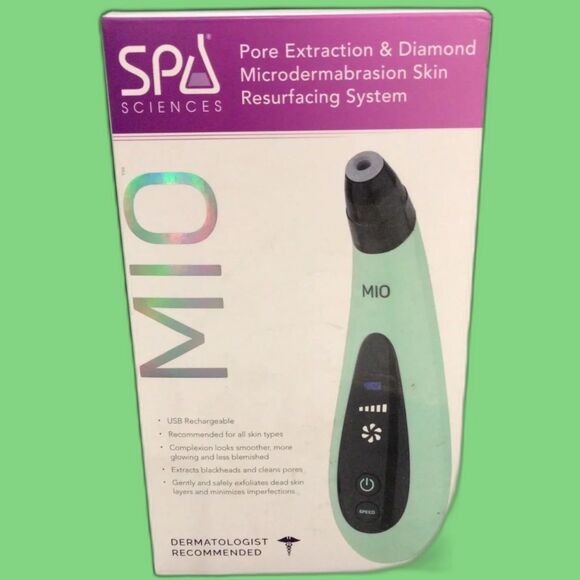 NIB- MIO Diamond Microdermabrasion & Pore Extraction Skin Resurfacing System - Picture 2 of 7